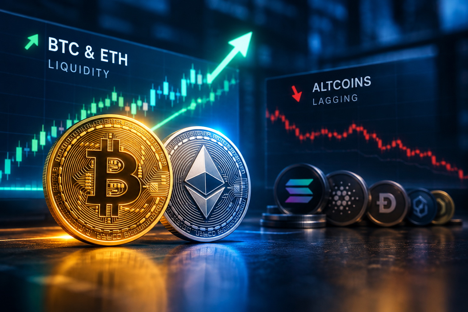 Bitcoin and Ether liquidity